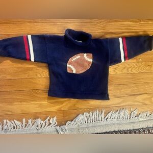 Claver Navy Blue Football Sweater